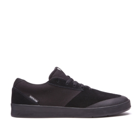 Supra Mens SHIFTER Black/black Low Top Shoes | CA-22901